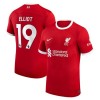 Maglia ufficiale Liverpool 2023-24 Elliot 19 Casa per Uomo